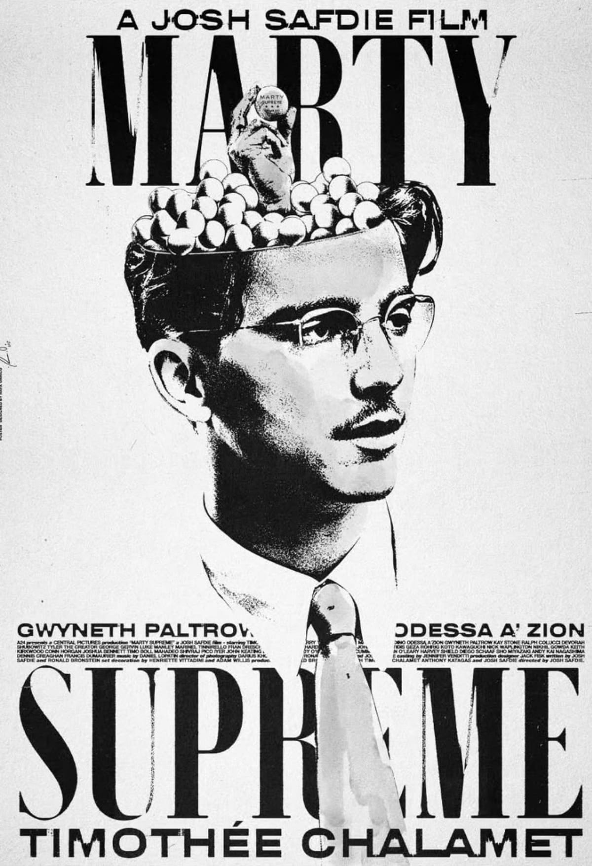 Marty Supreme poster