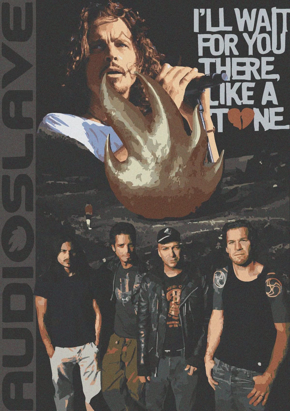 Audioslave Old School Poster