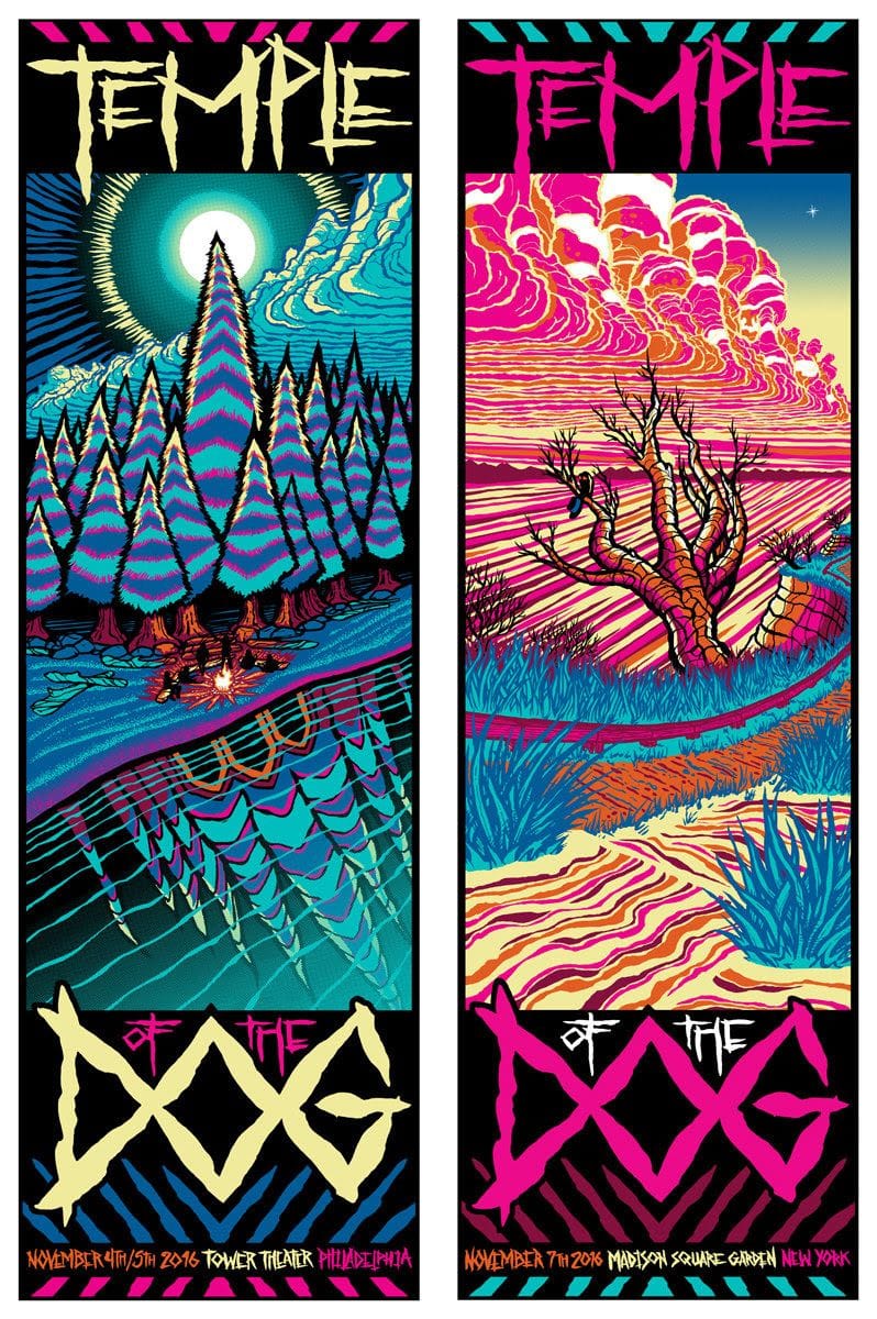 Brad Klausen Temple of The Dog Philadelphia And New York Posters Release