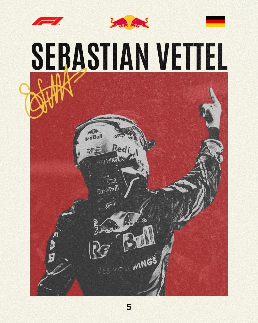 Sebastian Vettel poster