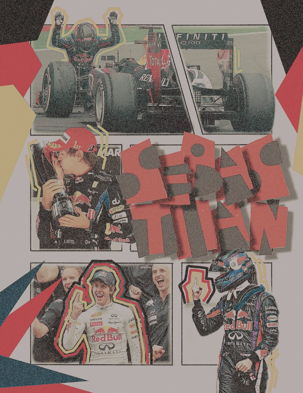 SEBASTIAN VETTEL POSTER