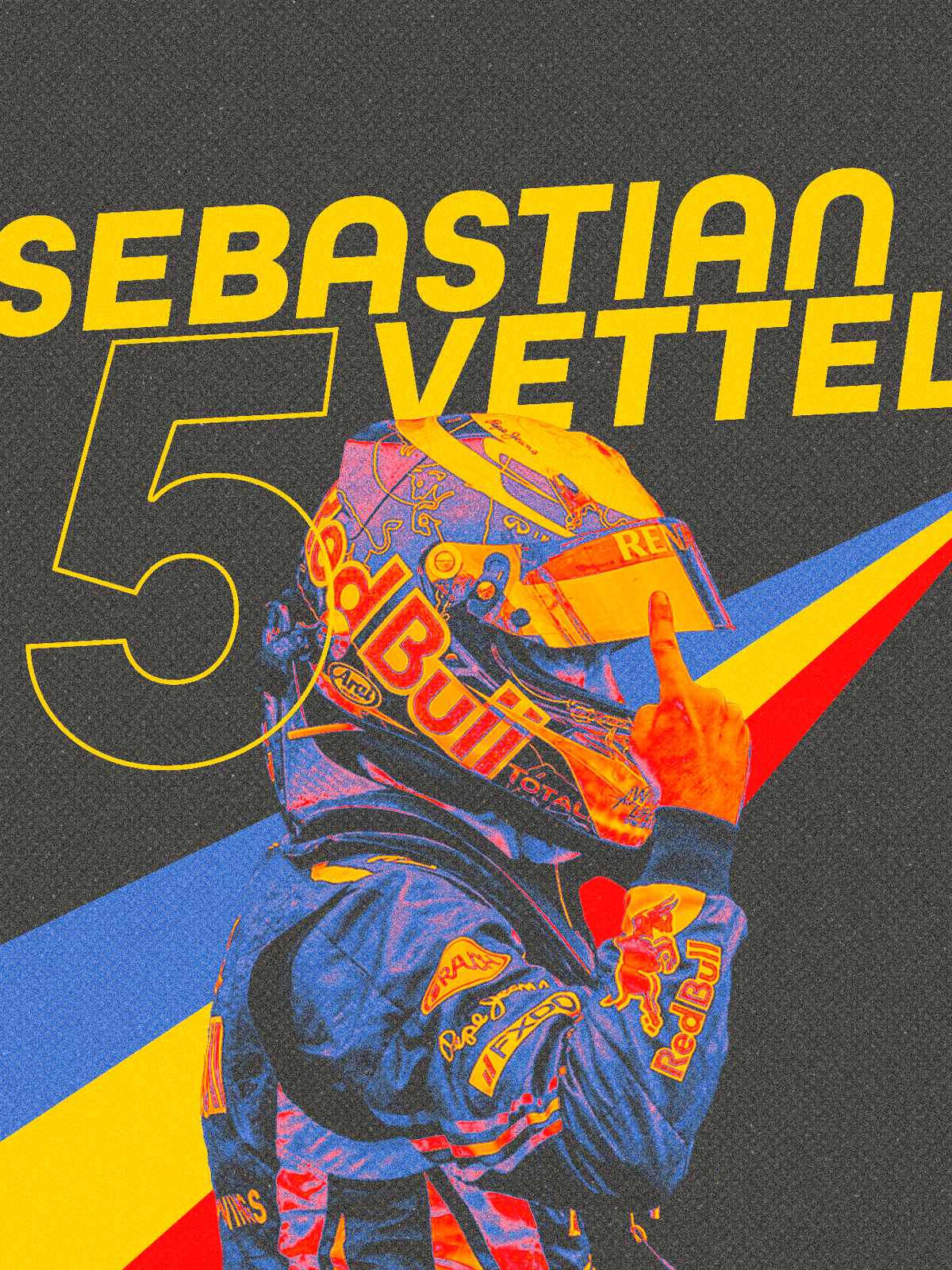 Sebastian Vettel | Colorful design