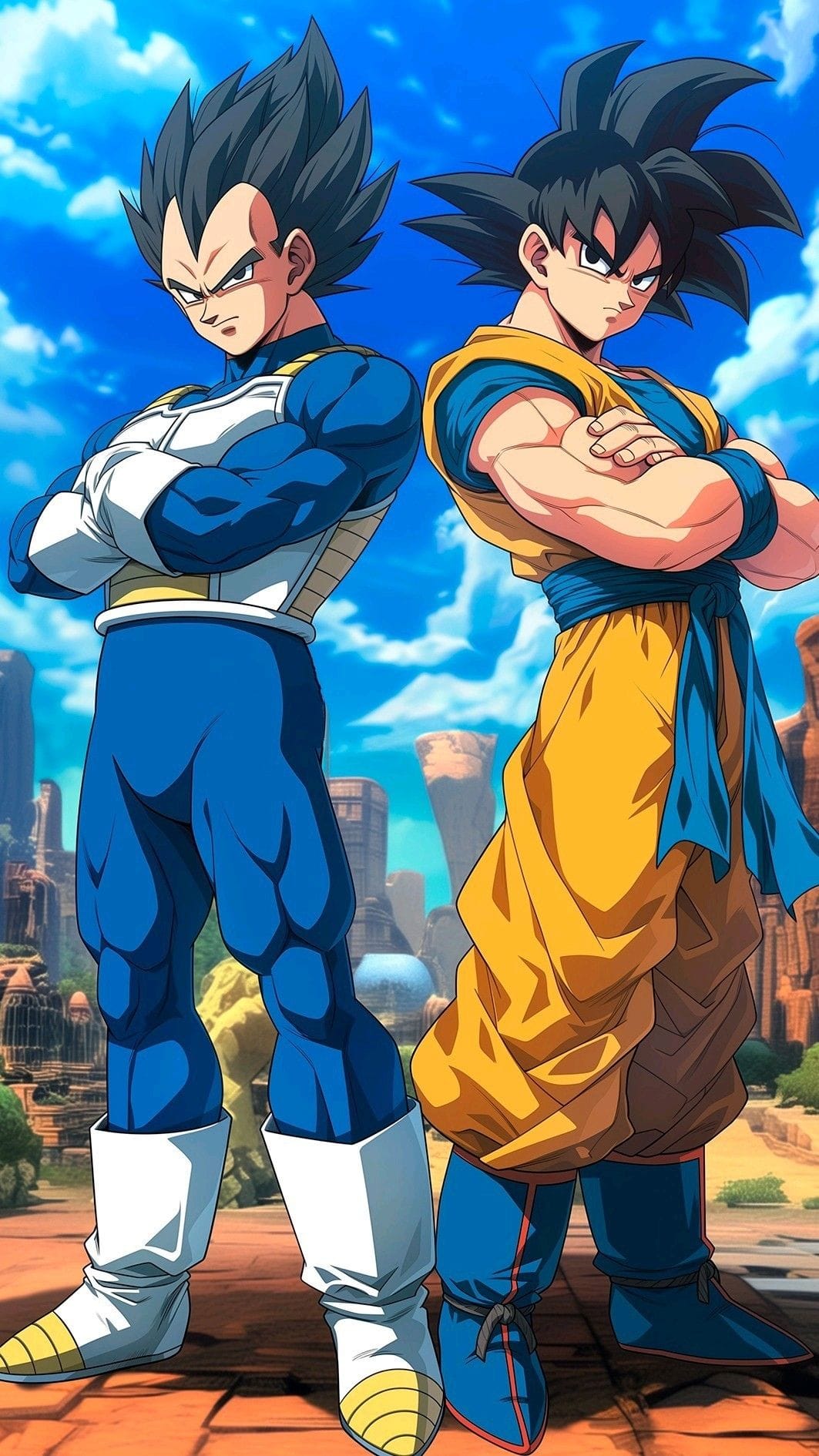 Goku, Vegeta poster
