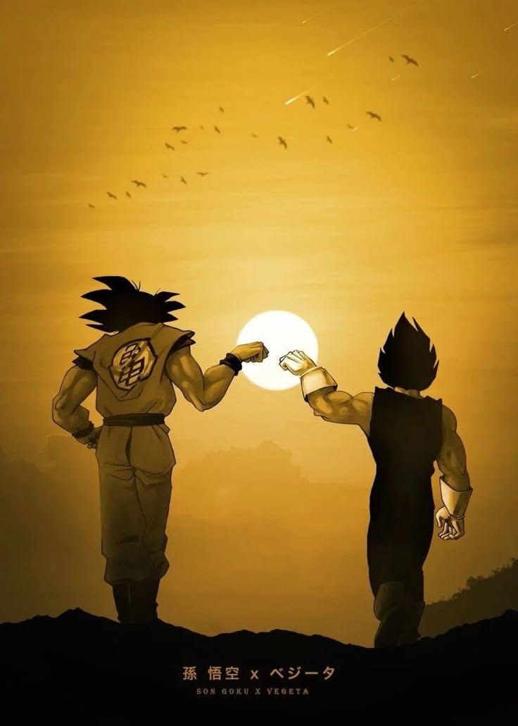 Goku, Vegeta poster