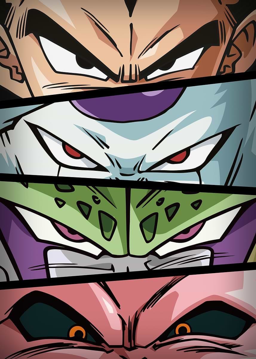 DBZ Eyes Villians