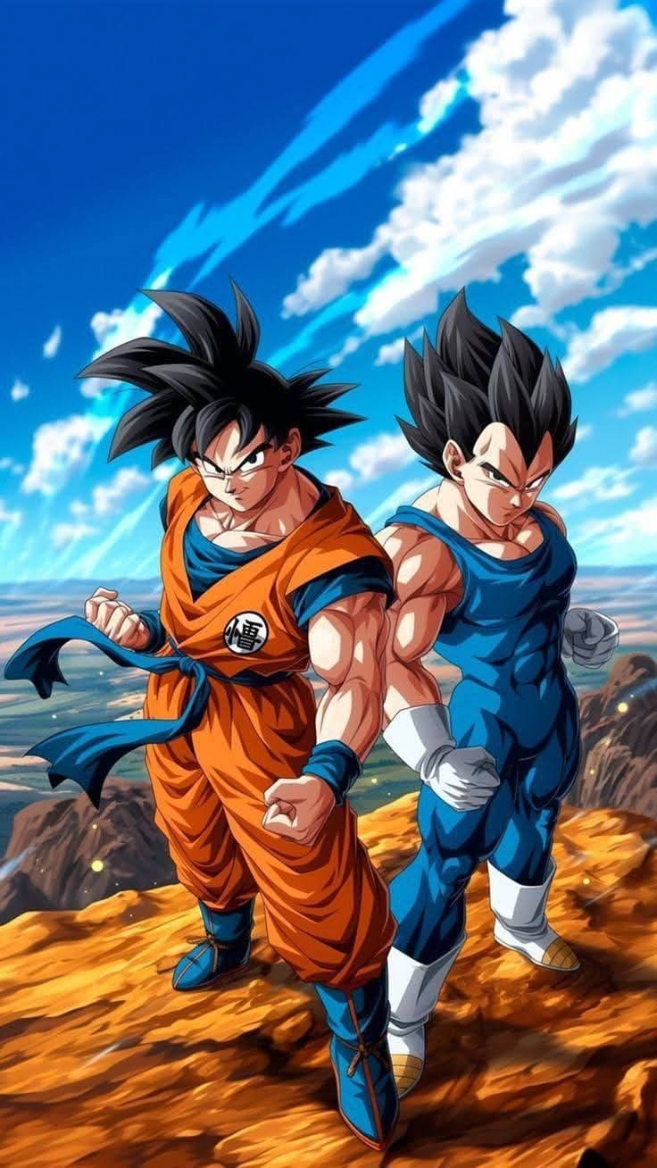 Goku, Vegeta poster
