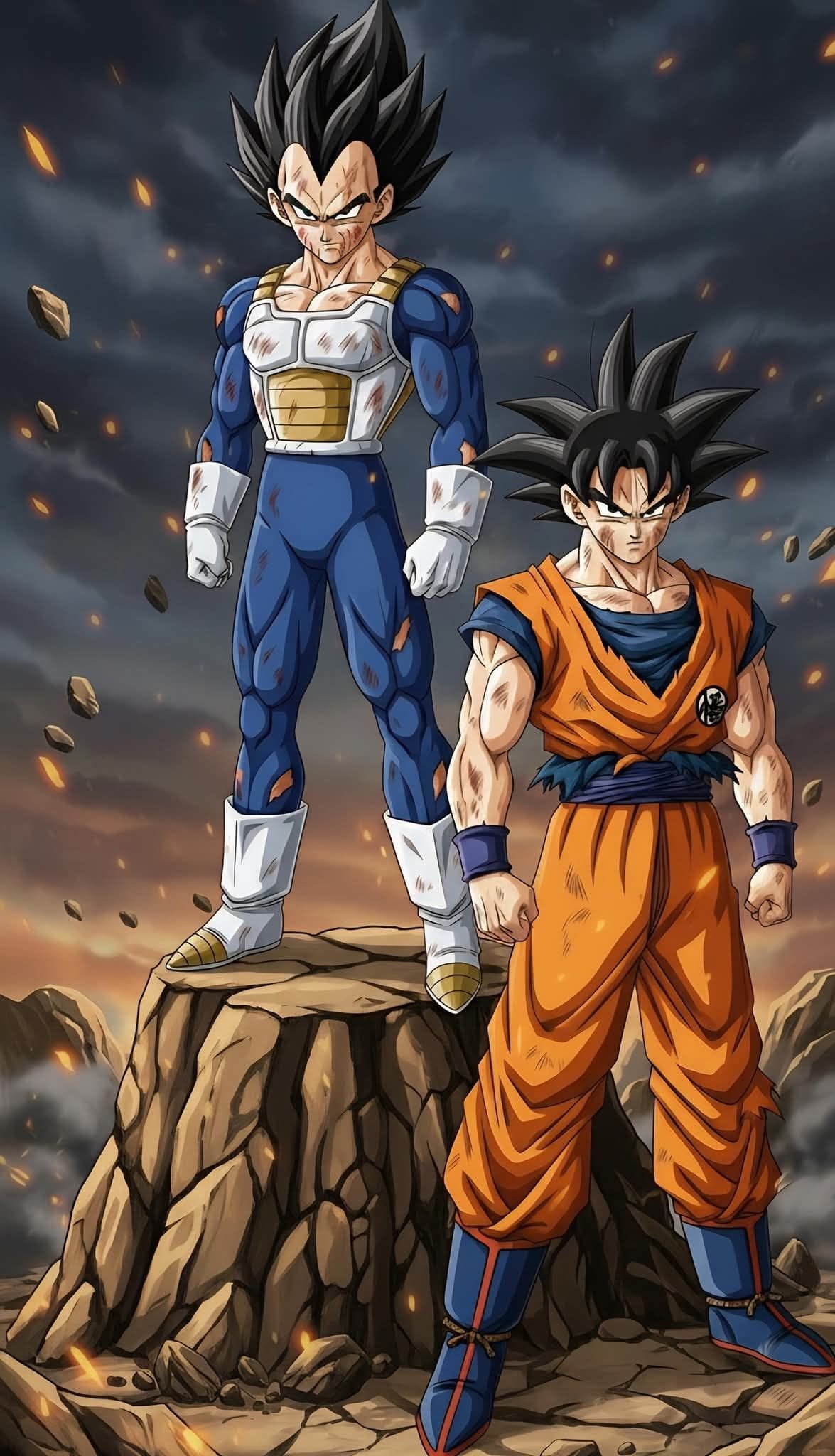 Goku, Vegeta poster