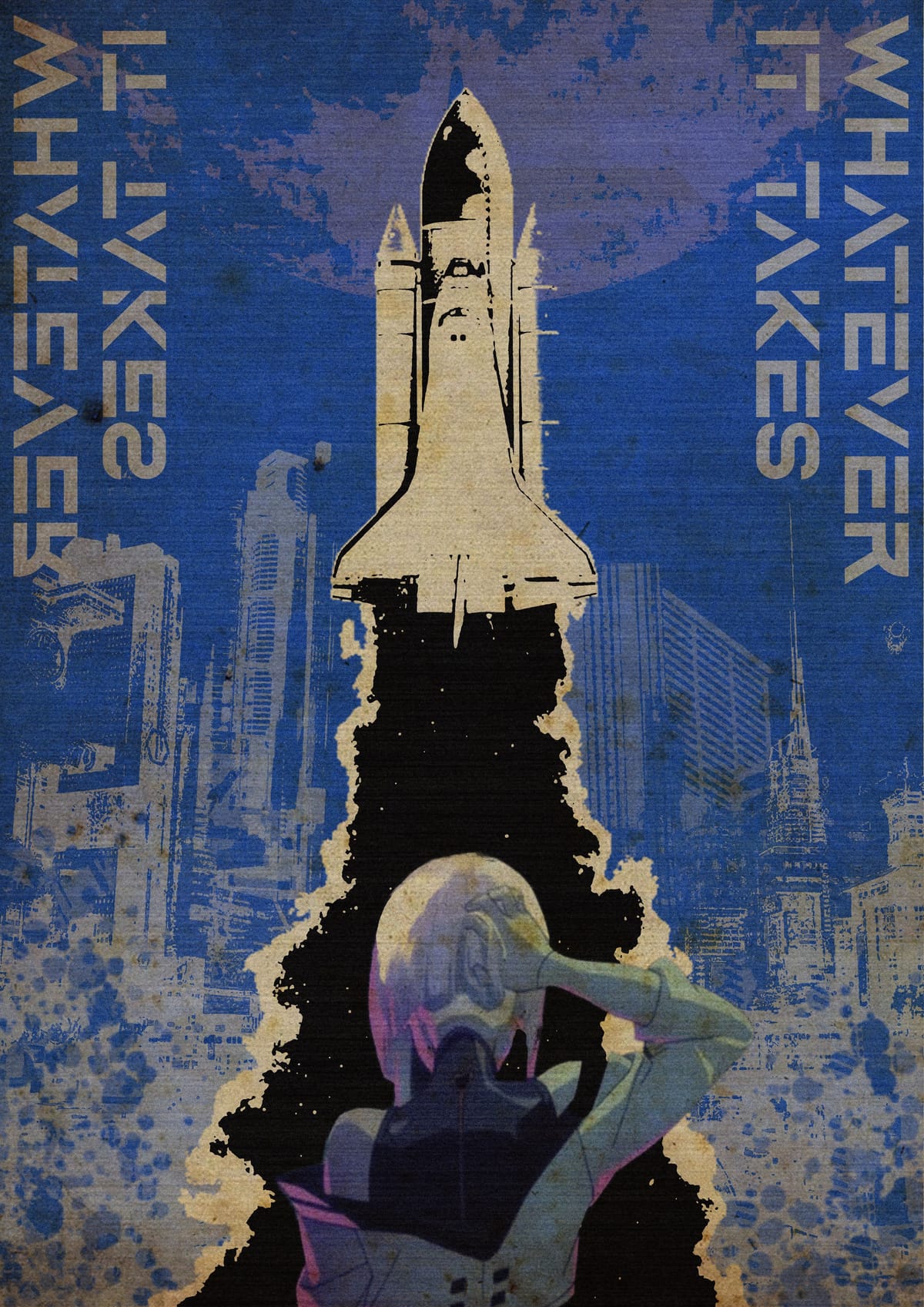 cyberpunk poster design