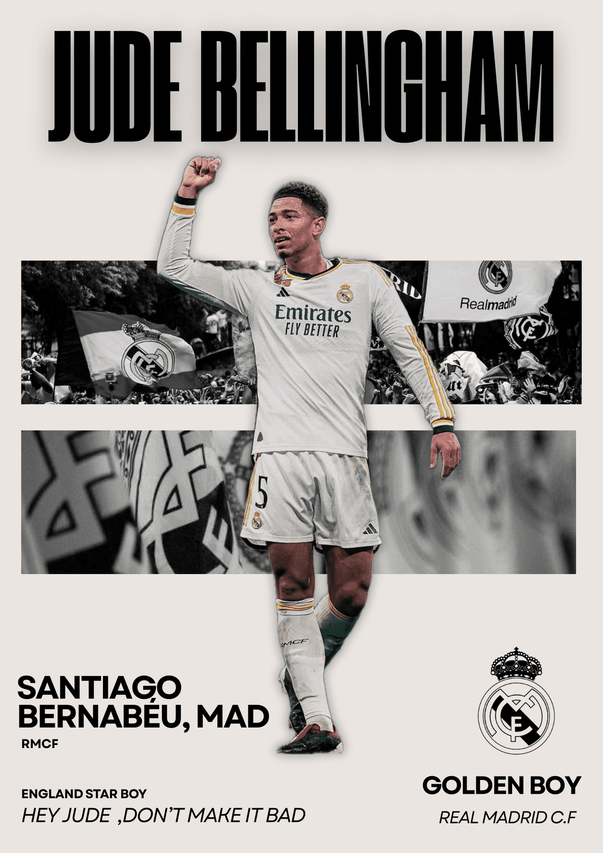 Jude bellingham poster design