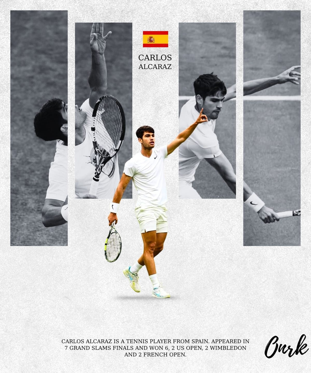 Carlos Alcaraz Poster Design
