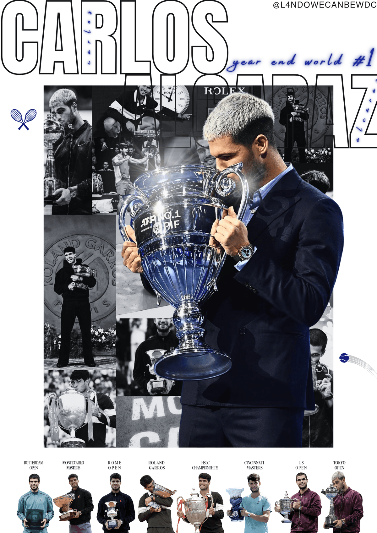 carlos alcaraz 2025 world #1