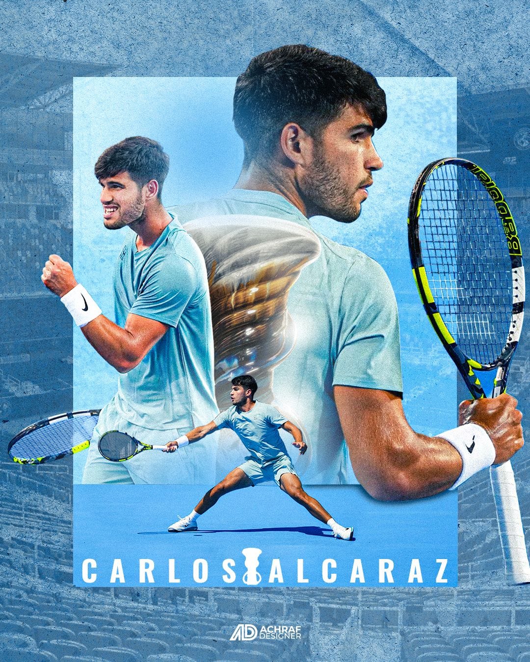 Carlos Alcaraz – Epic Tennis Poster | Next Gen Champion