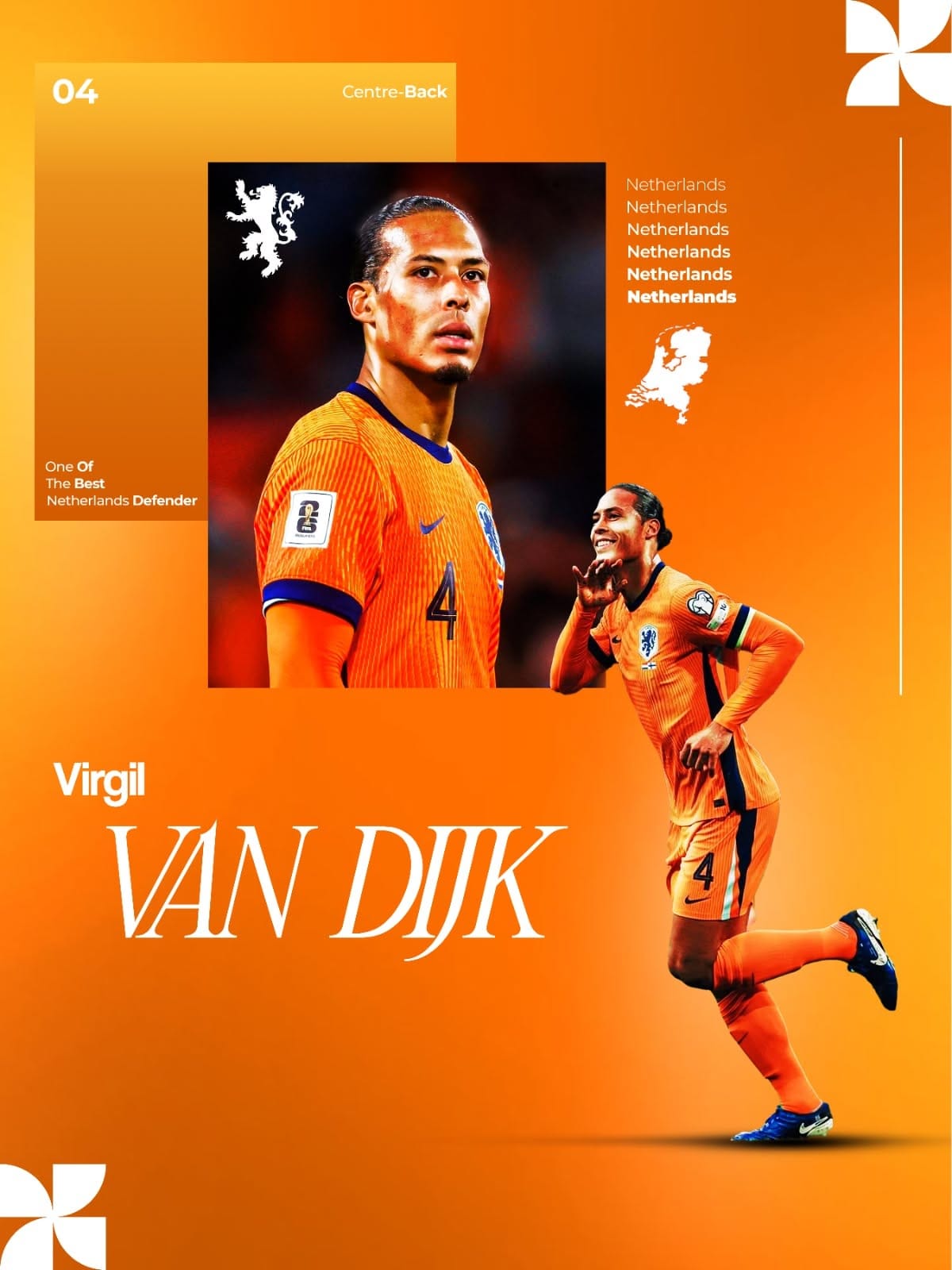 virgil van dijk poster design