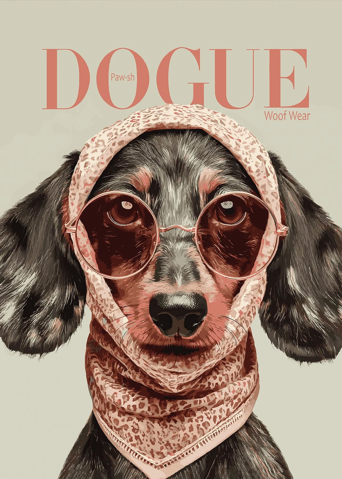 Dogue Metal Poster