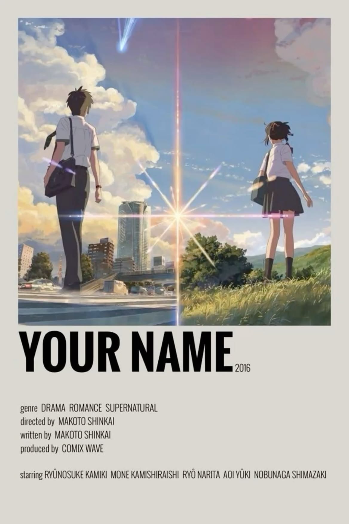 Your Name poster