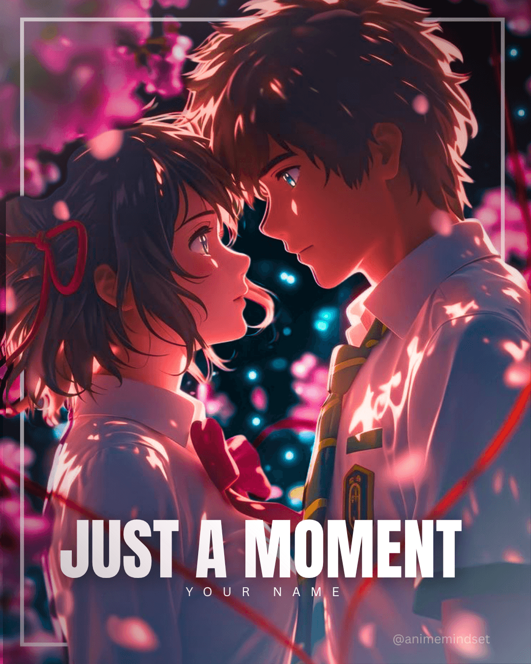 Your Name Anime Poster | Kimi No Na Wa Romantic Aesthetic Wall Art