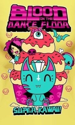 Blood on the dance floor poster