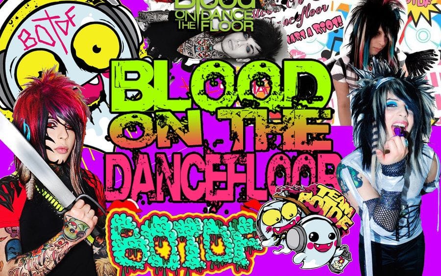 Blood on the dance floor poster