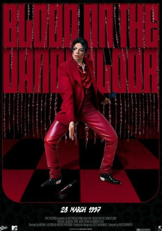 Blood On The Dance Floor (1997) ⭐An Original Poster Design⭐