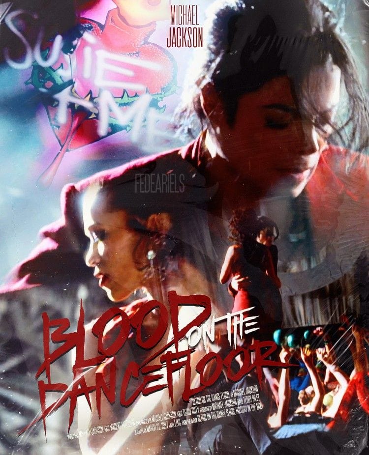 Blood on the dance floor poster
