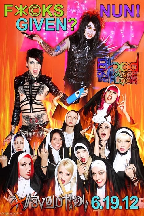 Blood on the dance floor poster