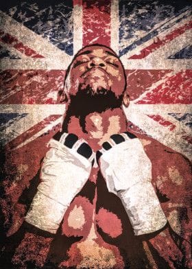'Anthony Joshua' Poster, picture, metal print, paint by VOODOO PRODUCTION | Displate
