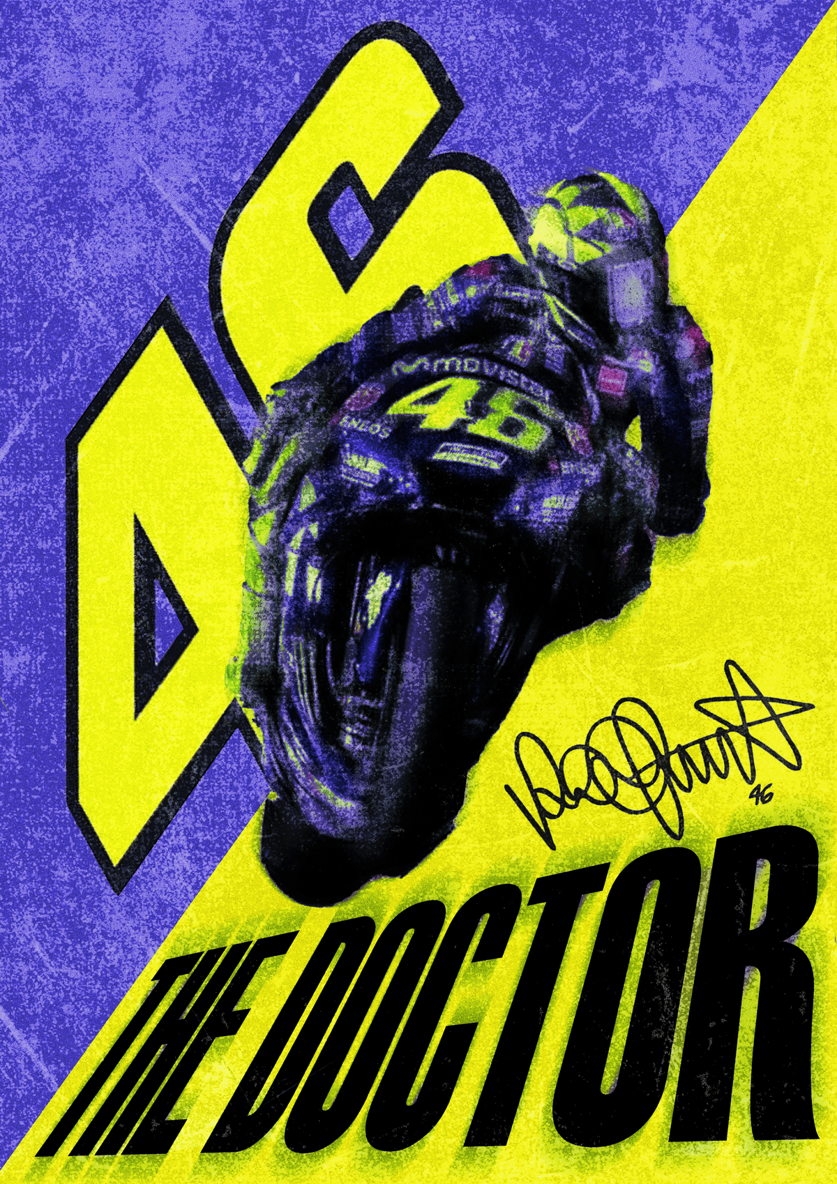 Valentino Rossi poster by hiroaki