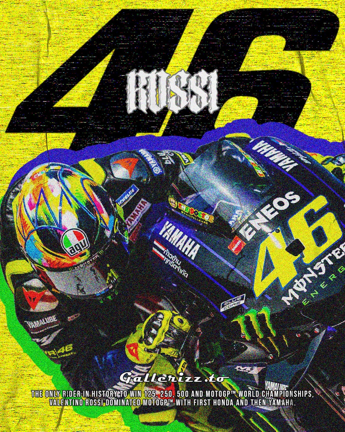 Daily Poster #23. Valentino Rossi VR46 MotoGP