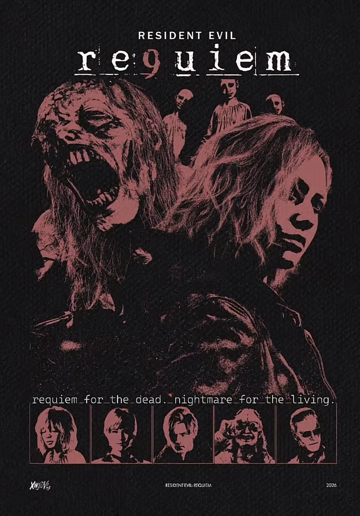 Resident evil requiem 9 póster by: xinglaive on tik tok