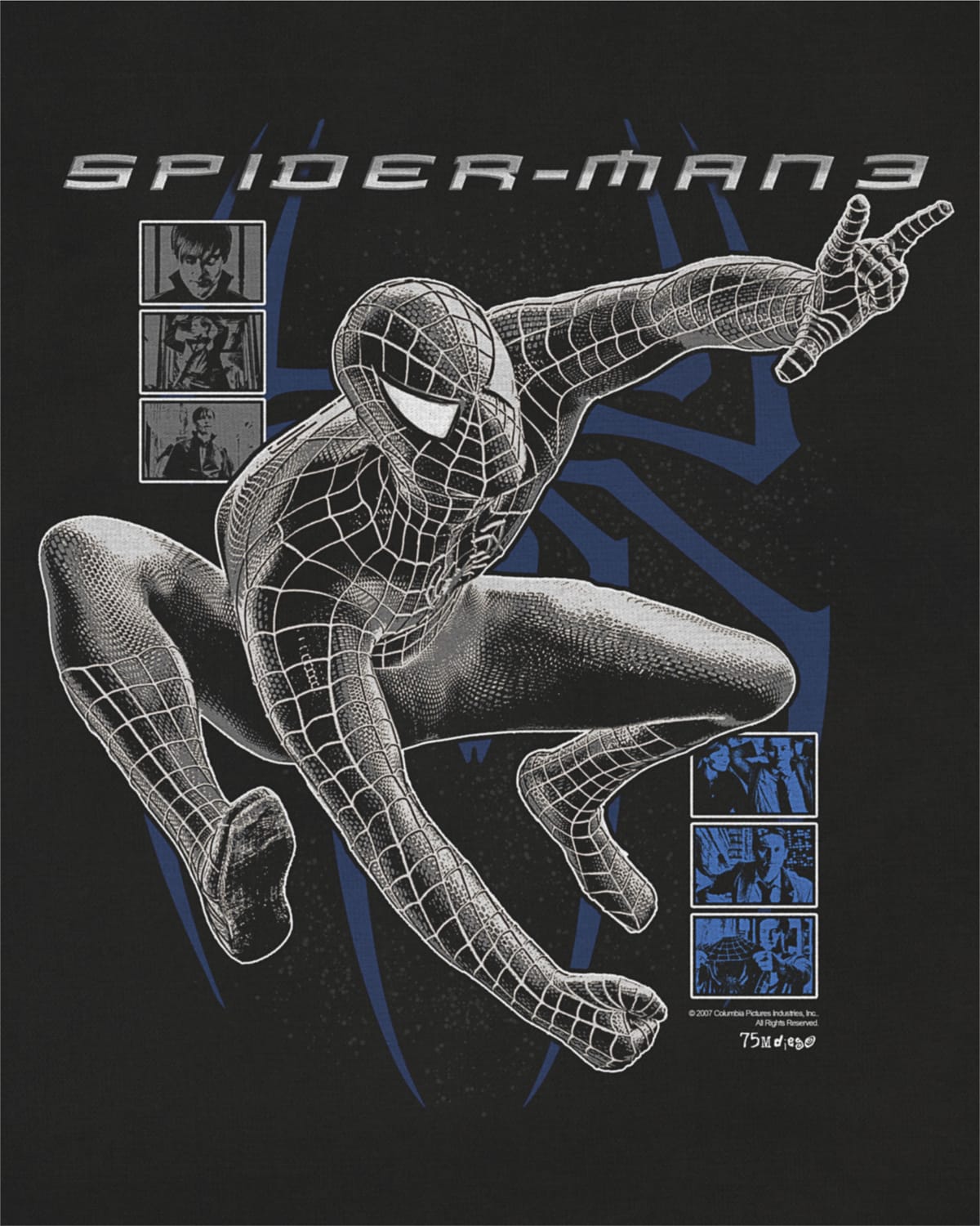 Spider-Man 3 Grunge Fan Poster · Symbiote