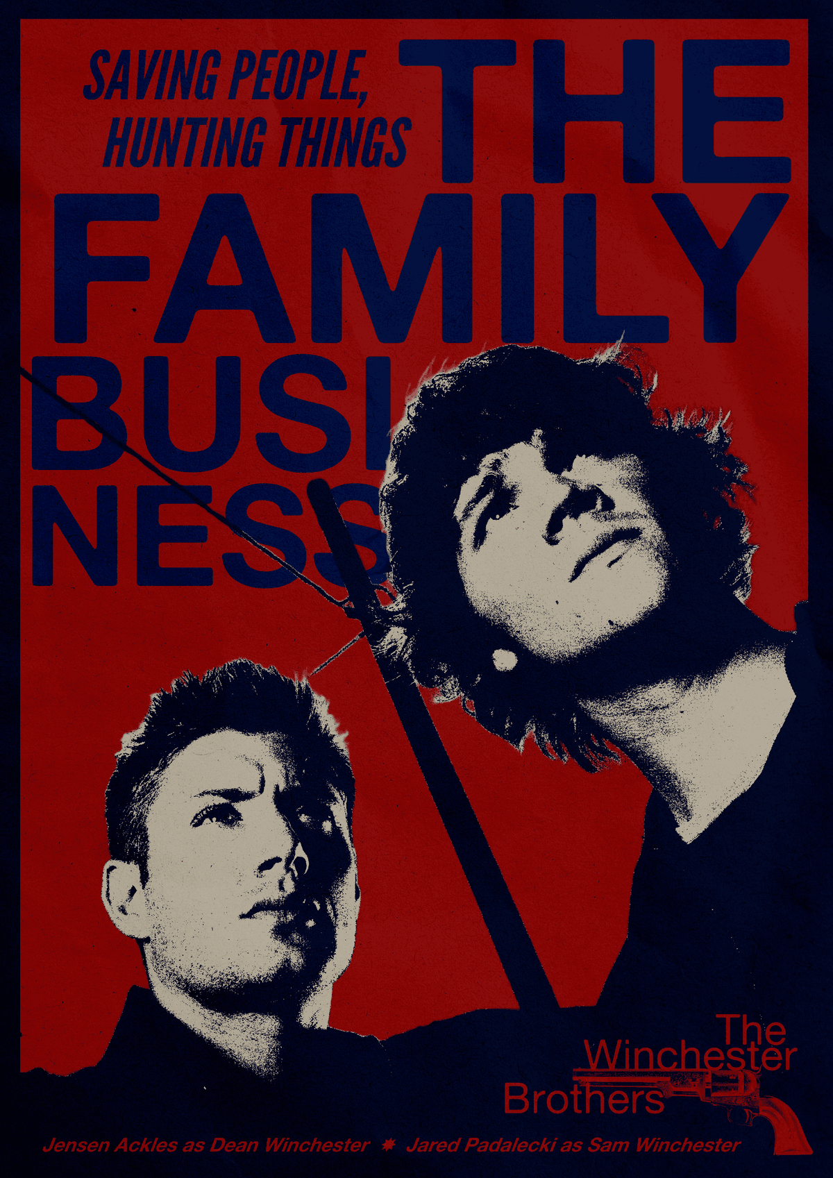 Supernatural Poster Winchester Brothers