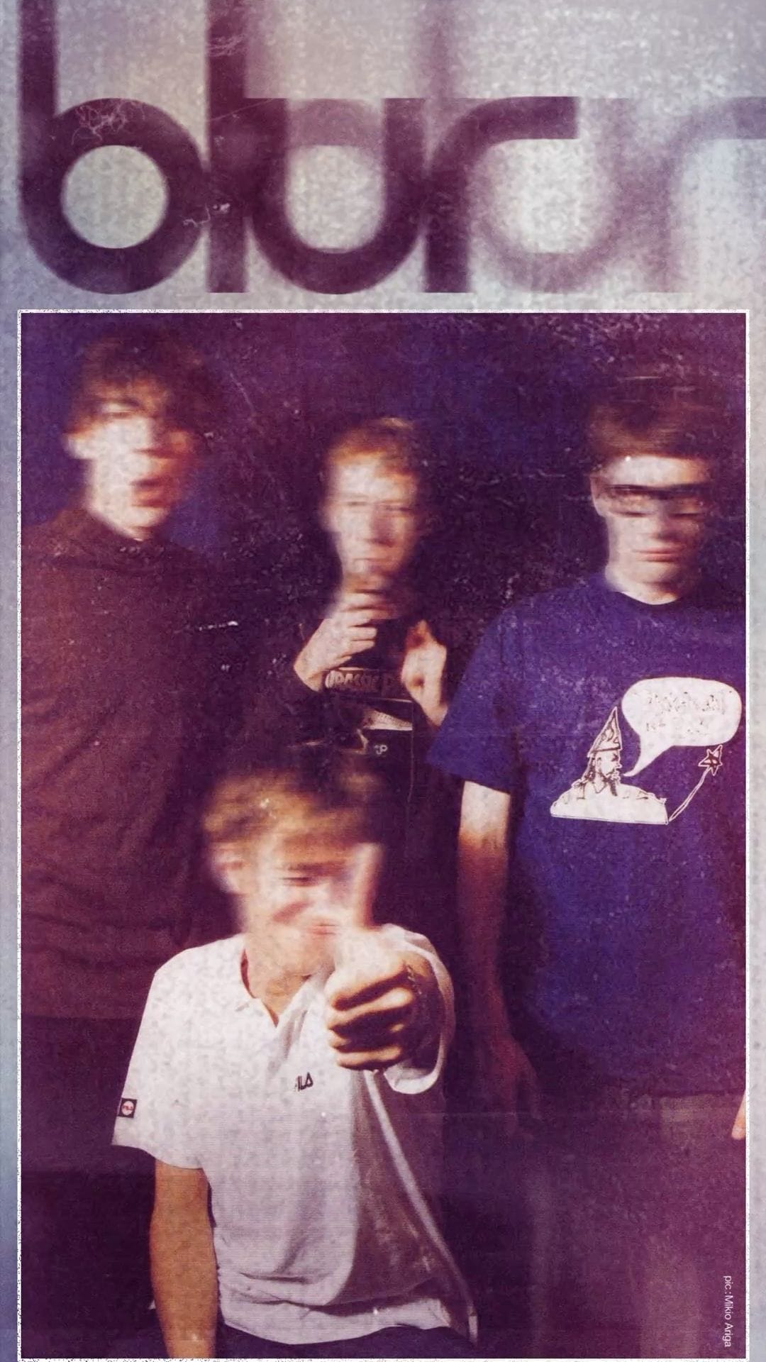Blur fanmade britpop poster