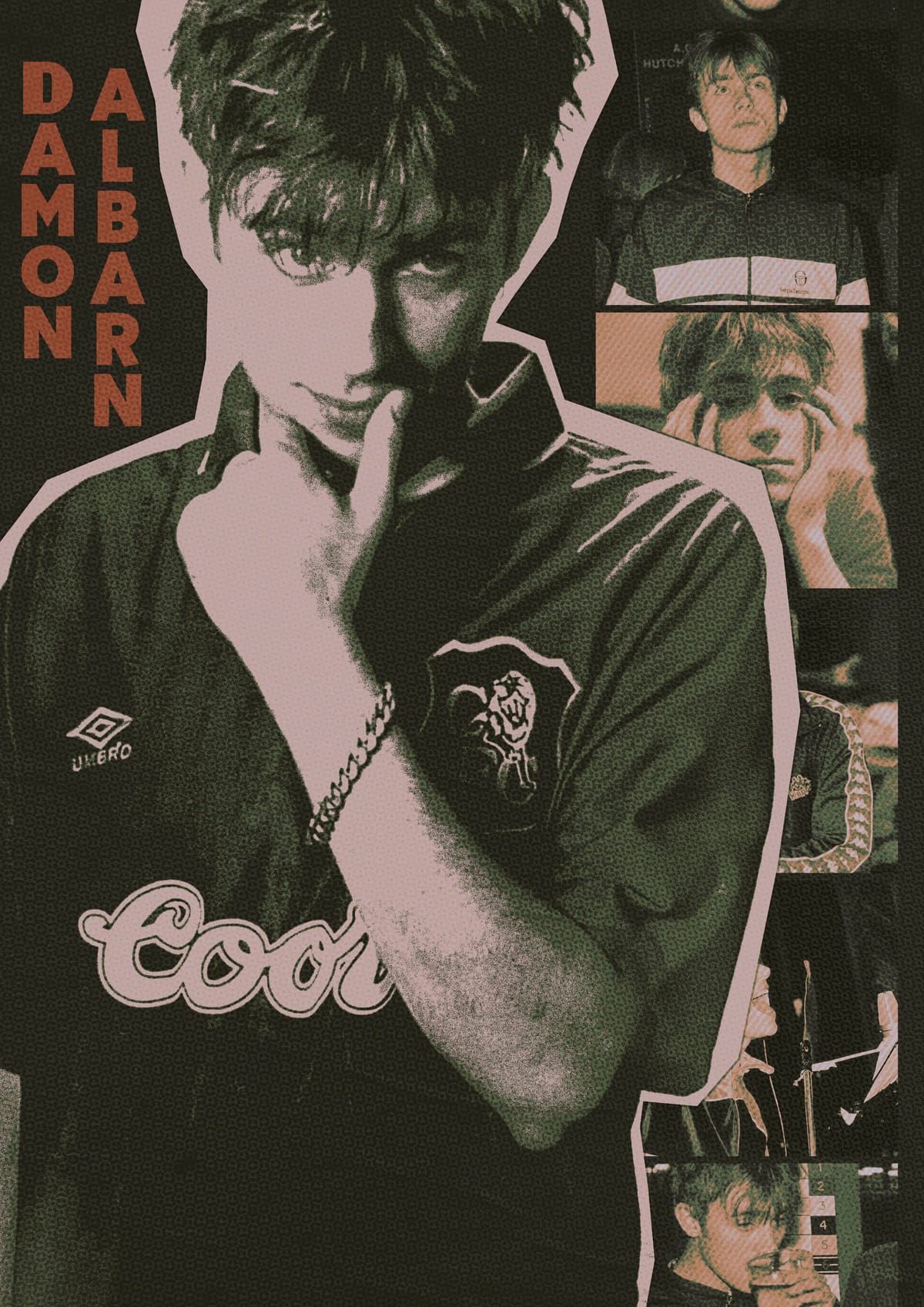 blur gorillaz damon albarn poster aesthetic vintage