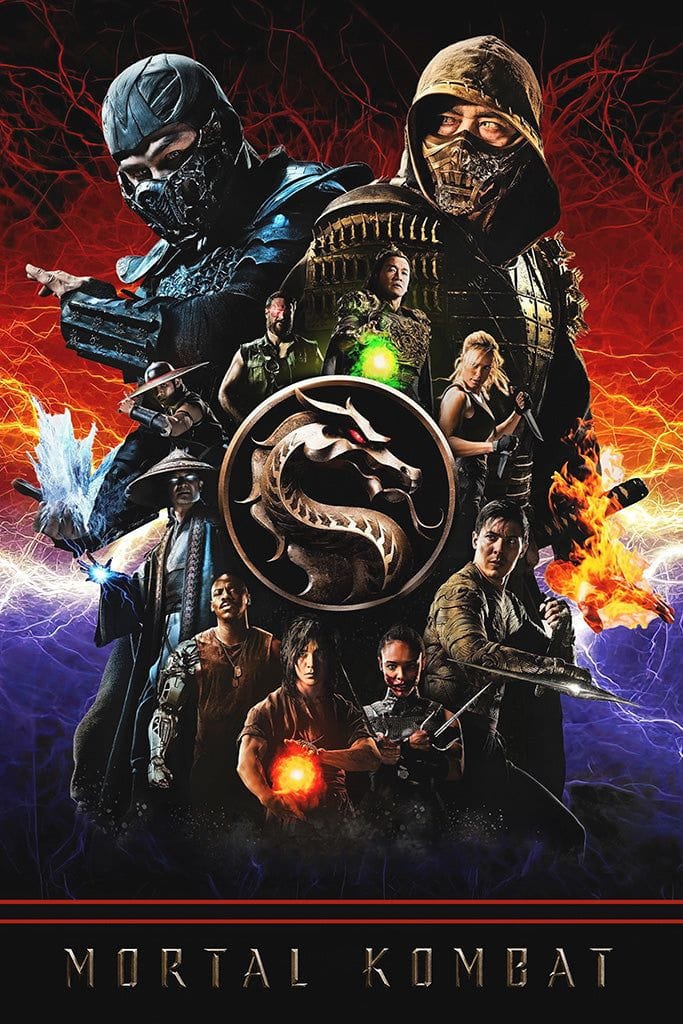 Mortal Kombat Movie Film Poster