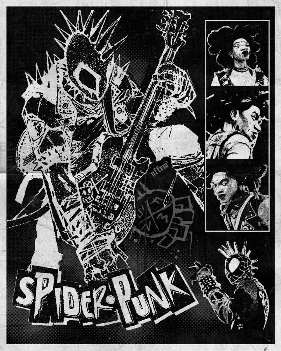 Poster Spiderpunk by @nffrm.dsn