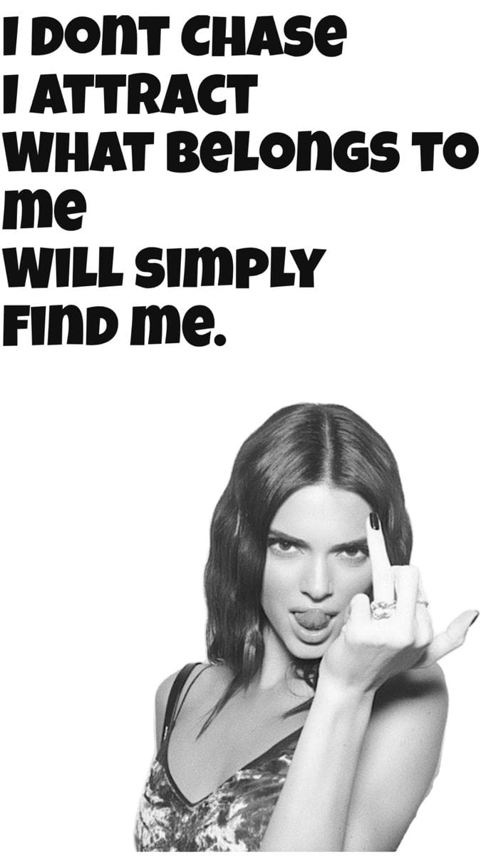 Poster with quote