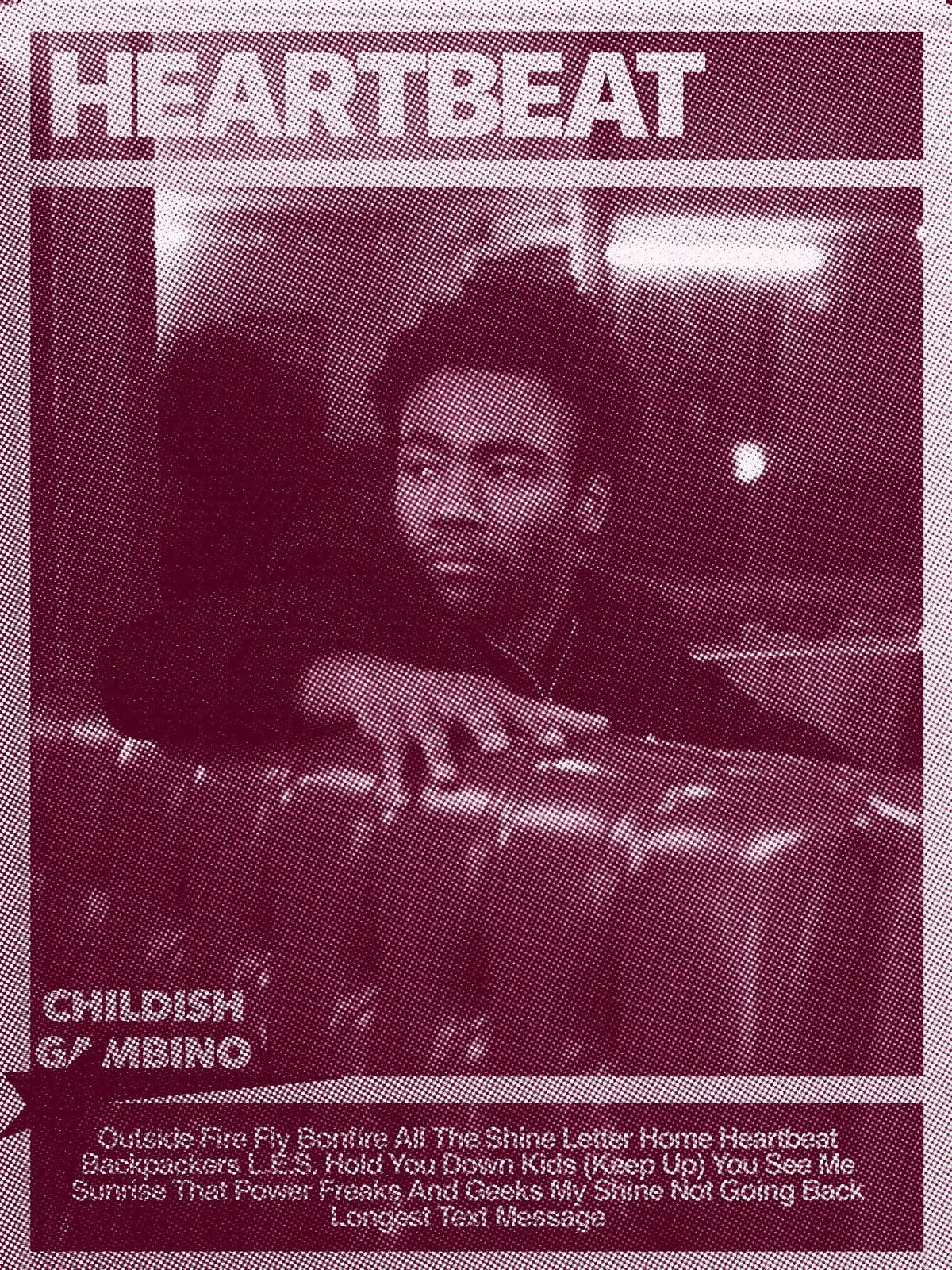childish gambino poster heartbeat