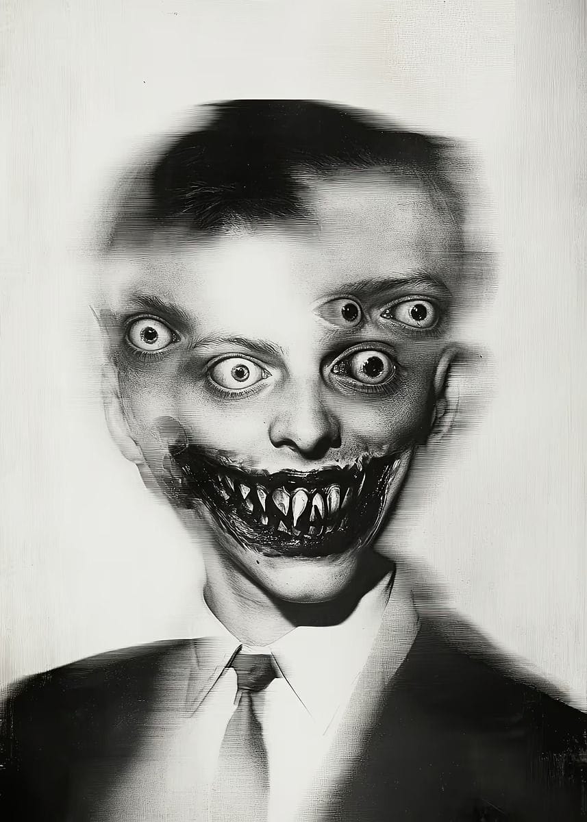 'I'm Watching You' Poster, picture, metal print, paint by The Deep Studio | Displate