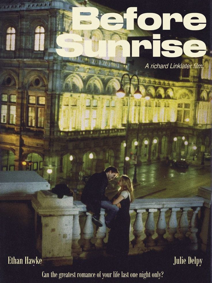 Before Sunrise vintage movie Poster