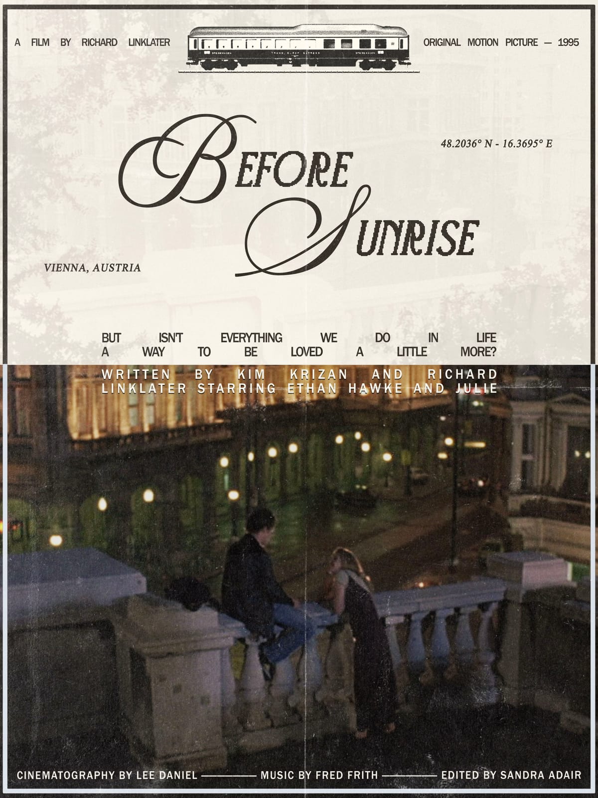 before sunrise poster