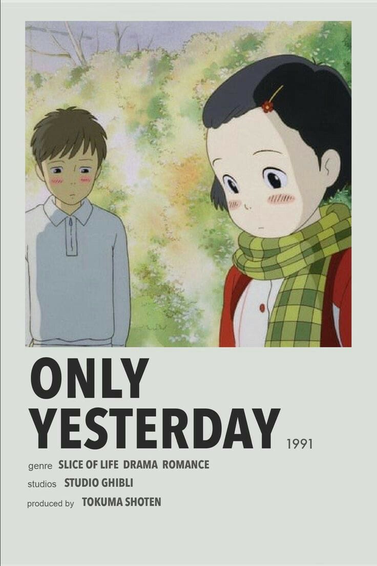 Only Yesterday poster