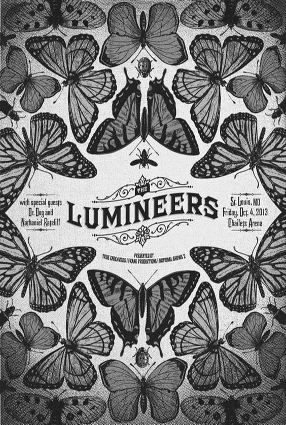 the lumineers tour poster