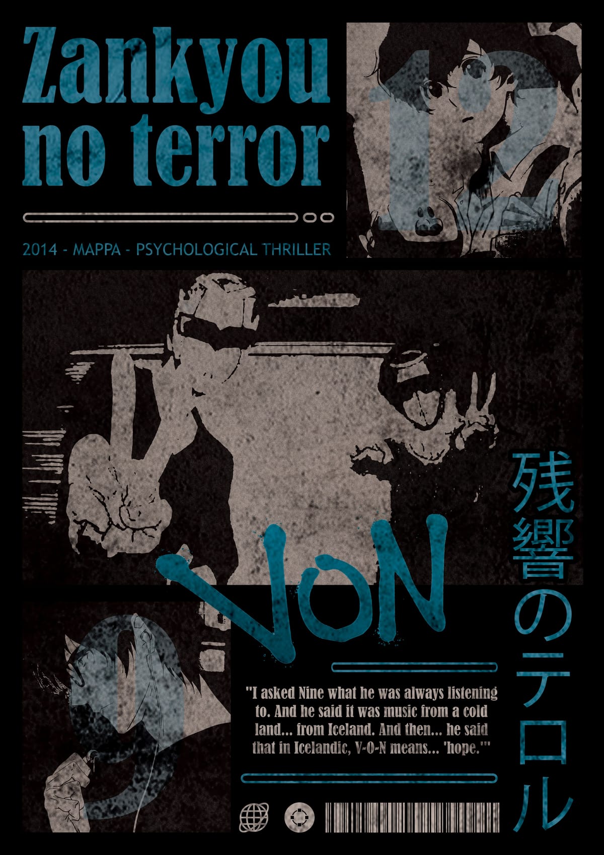 zankyou no terror poster