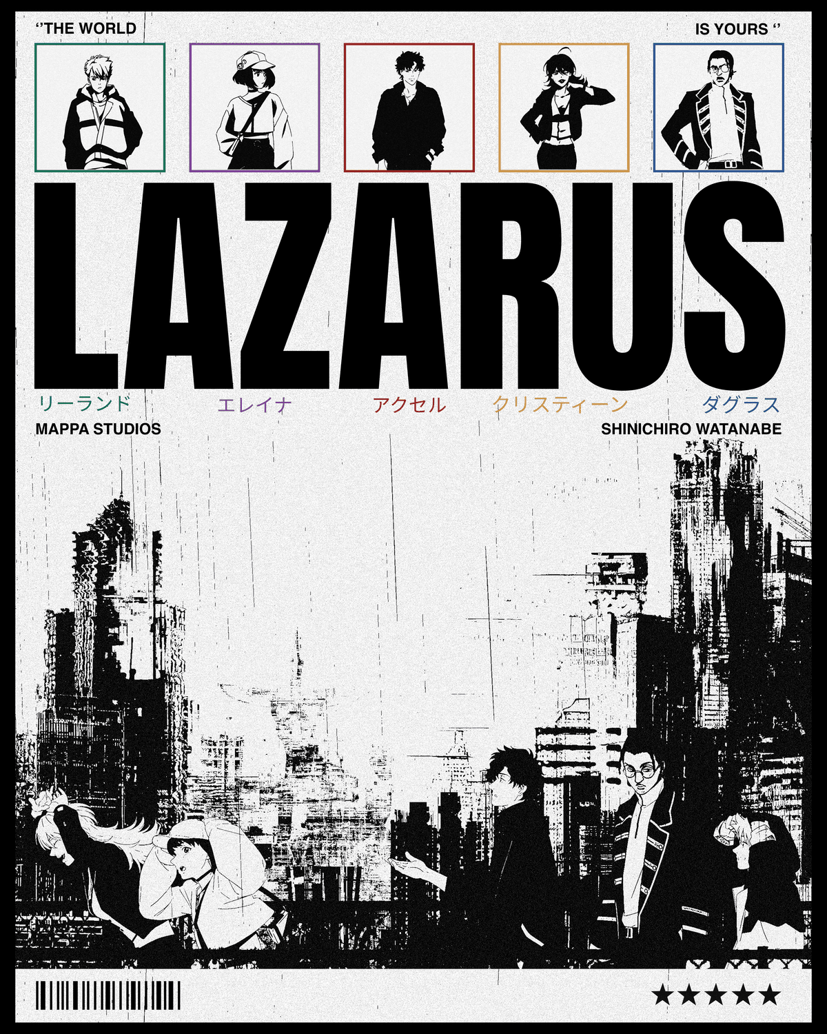 Poster anime LAZARUS