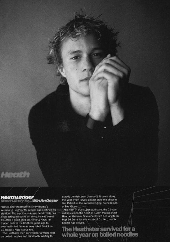 Heath Ledger poster
