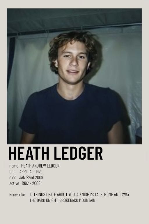 heath ledger
