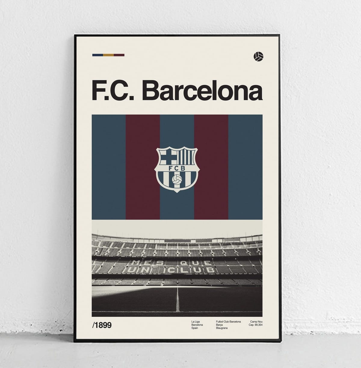 F.C. Barcelona - Camp Nou poster - la liga - fifa - messi