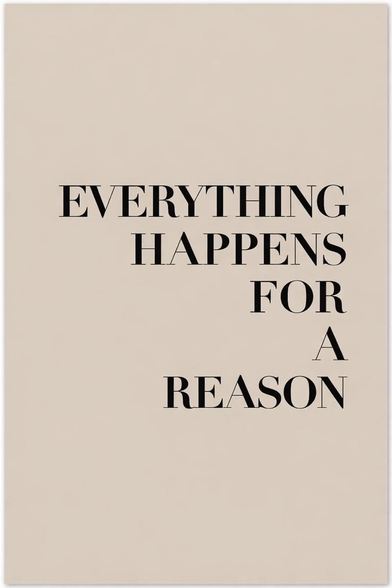 Everything happens for a reason poster