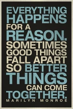 Everything Happens For a Reason Marilyn Monroe Quote  | AllPosters.com