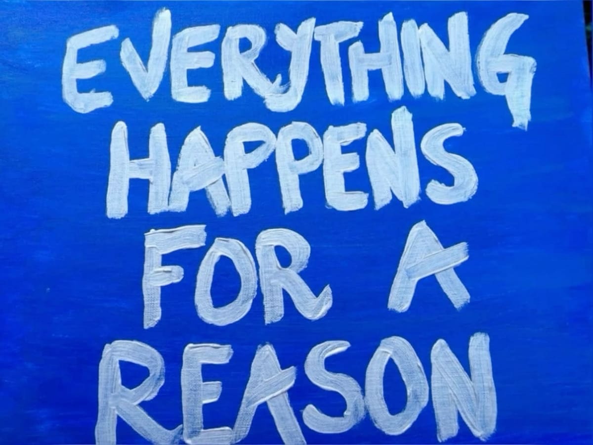 Everything happens for a reason poster